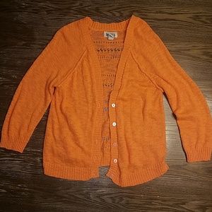 Orange Cardigan